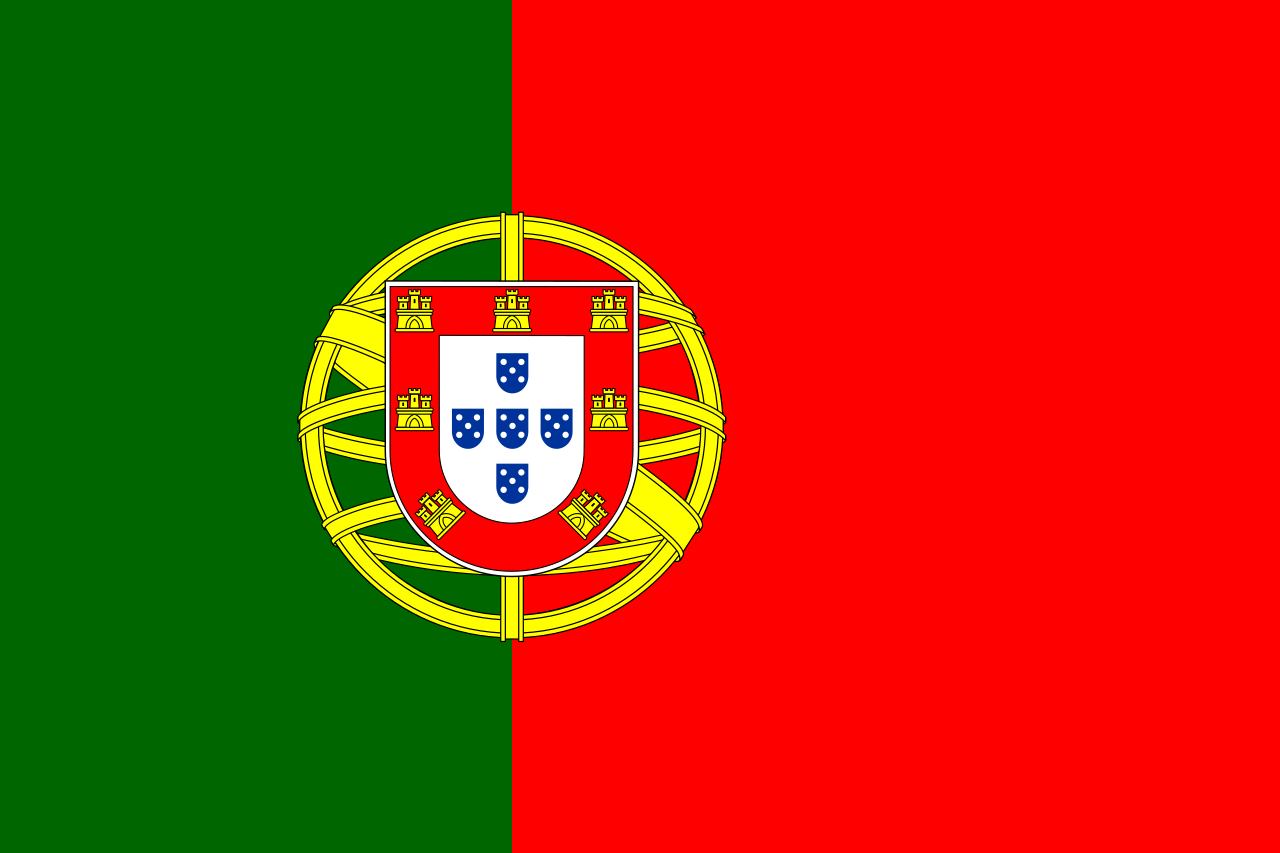 A flag of Portugal